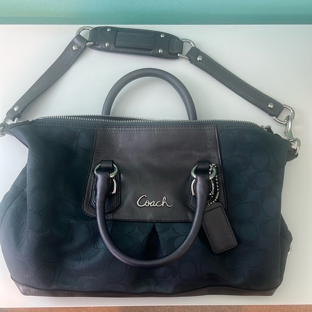 Coach Grey Signature Purse